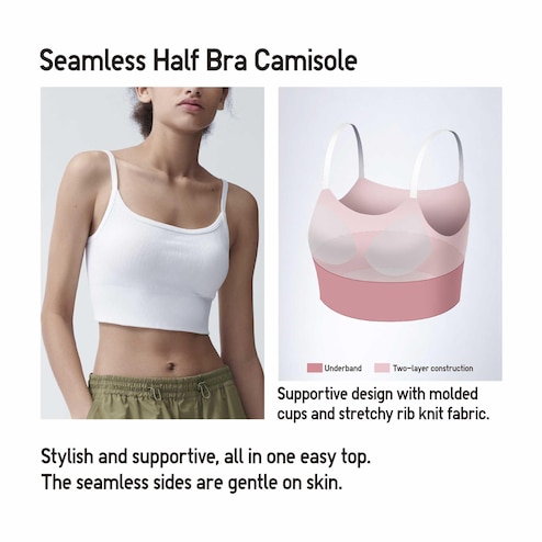 The built in bra in camisoles that default to under the boobs