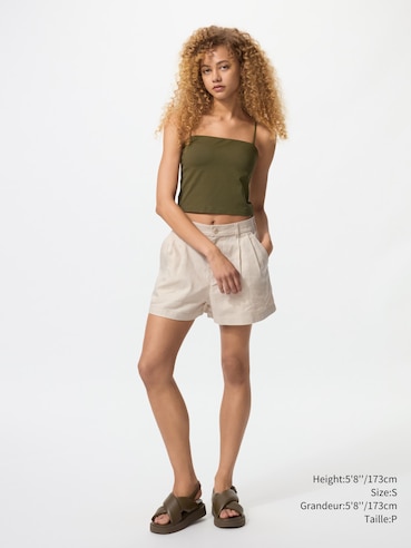 AIRism COTTON CROPPED BRA TUBE TOP