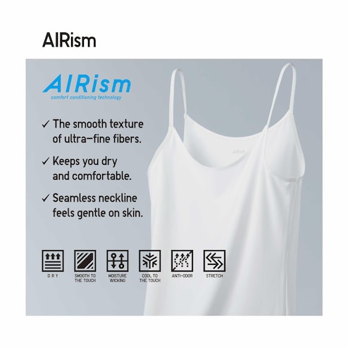 ANN2015: uniqlo airism xl size camisole/ uniqlo airism soft pink cami tops,  Women's Fashion, Tops, Sleeveless on Carousell