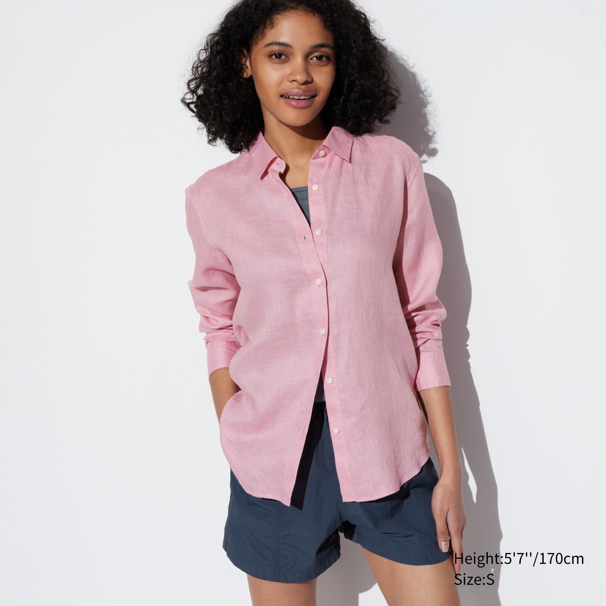 PREMIUM LINEN LONG SLEEVE SHIRT (Women)