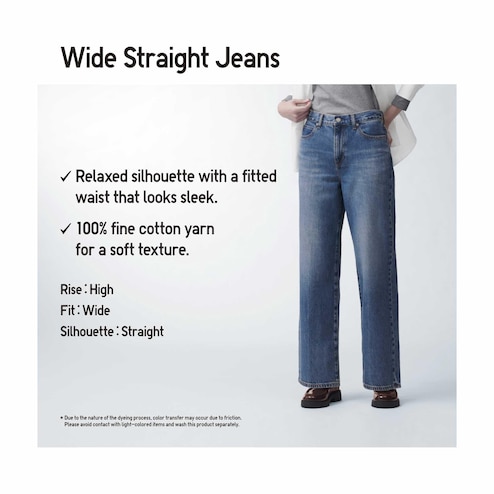 Wide Leg Jeans, Women's Jeans