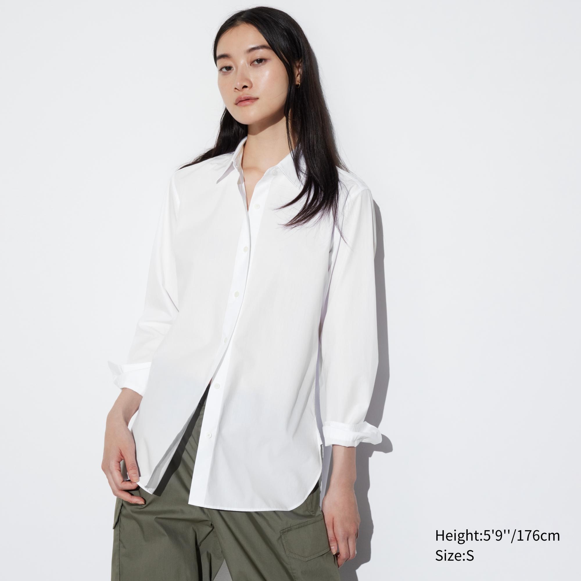 Uniqlo white best sale dress shirt