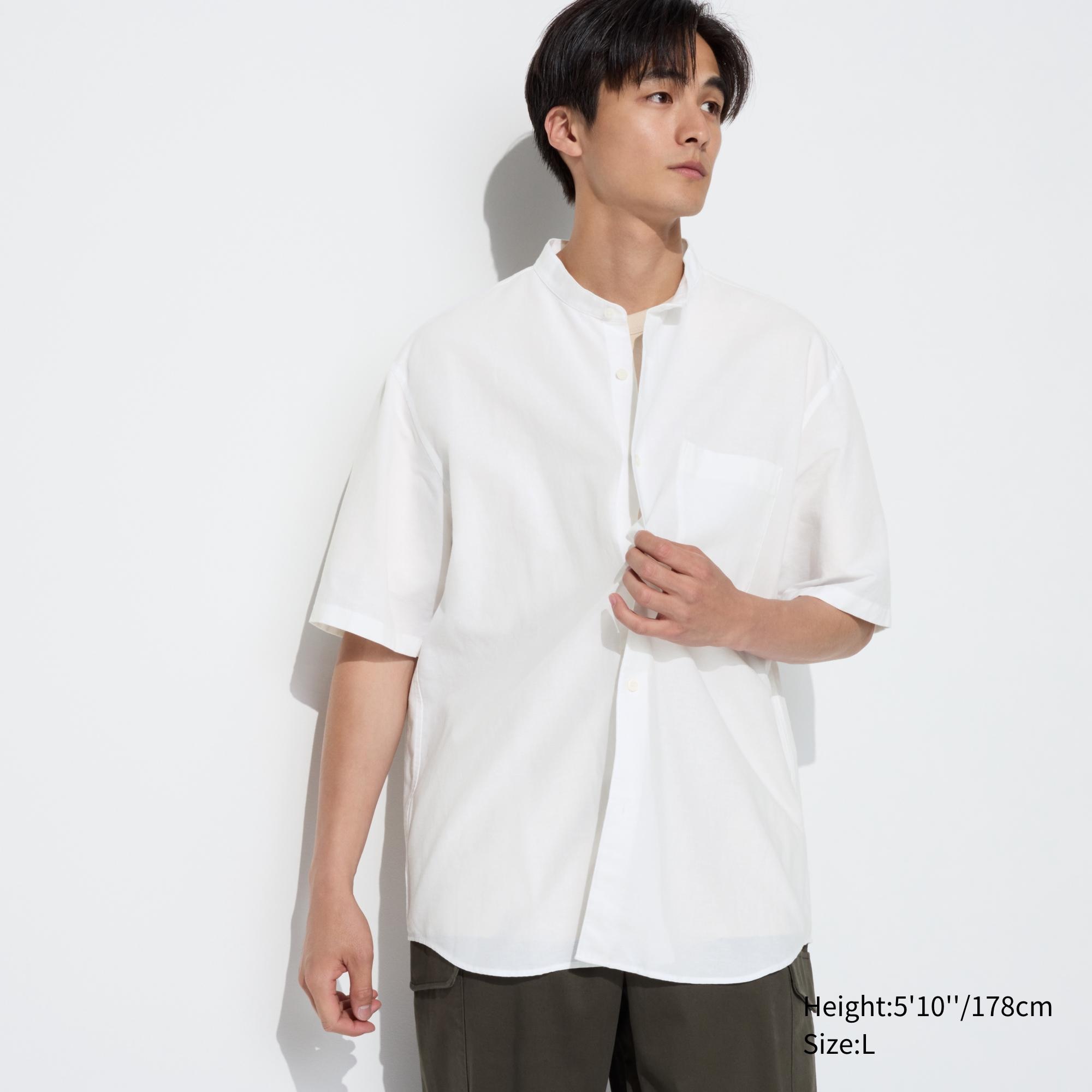 Poplin short 2025 sleeve shirt