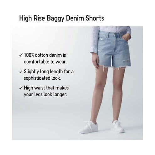 High-Waisted OG Loose Utility Shorts -- 3-inch inseam