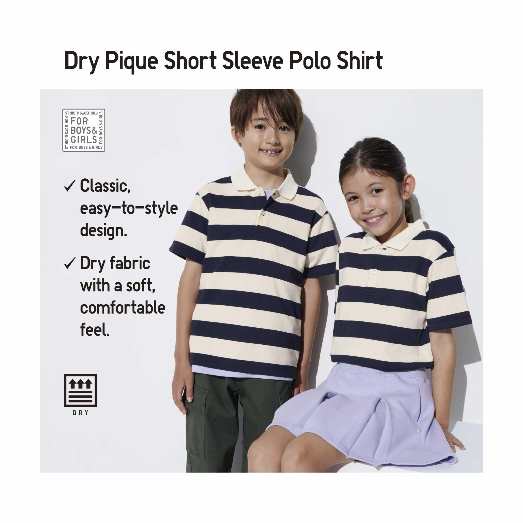 DRY PIQUE SHORT SLEEVE POLO SHIRT (EMBROIDERY)
