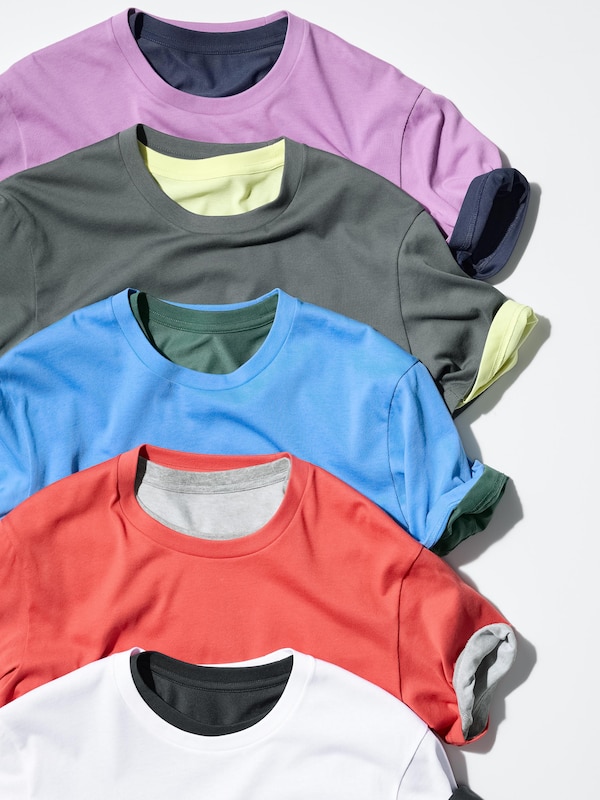 T-SHIRT SEC COULEUR COL ROND