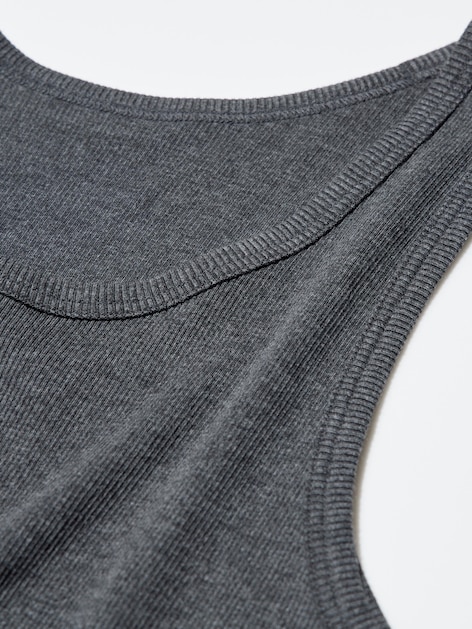 Dry Colour Ribbed Tank Top