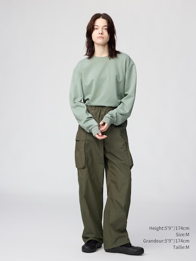 AIRism Cotton Crew Neck Long-Sleeve T-Shirt