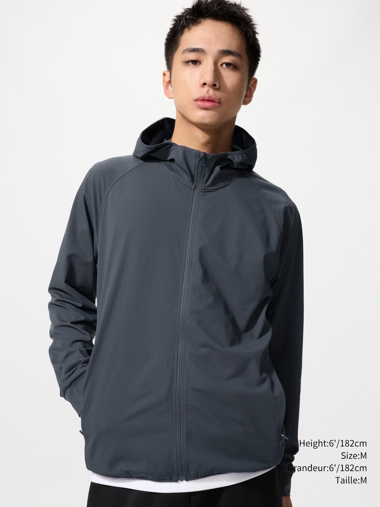 Unisex Extra Stretch DRY-EX UV Protection Full-Zip Hoodie | UNIQLO CA