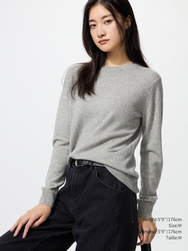 CASHMERE CREW NECK SWEATER