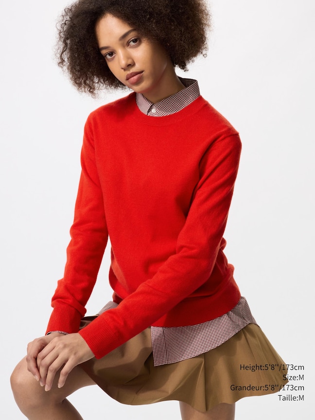 CASHMERE CREW NECK SWEATER