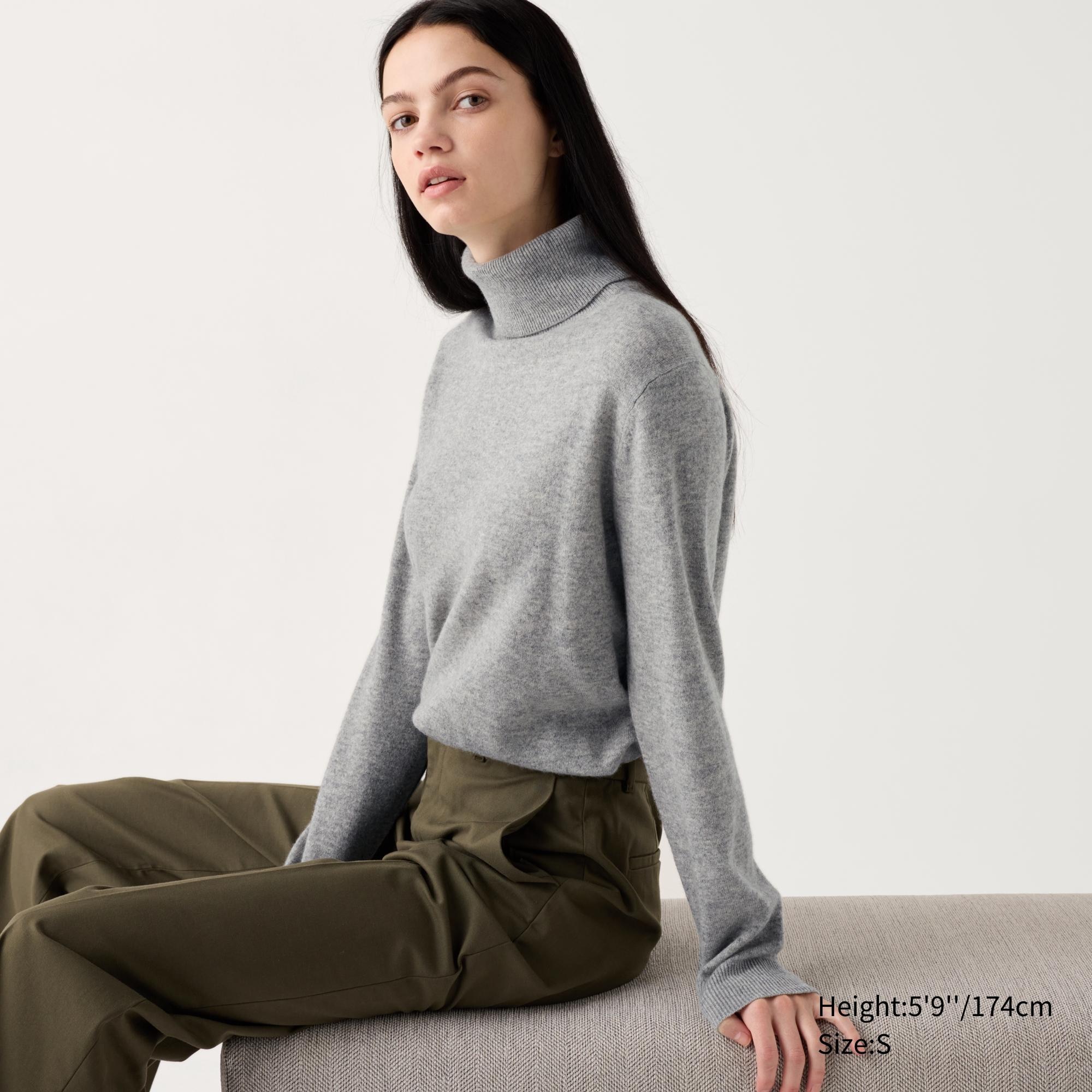 CASHMERE TURTLE NECK SWEATER