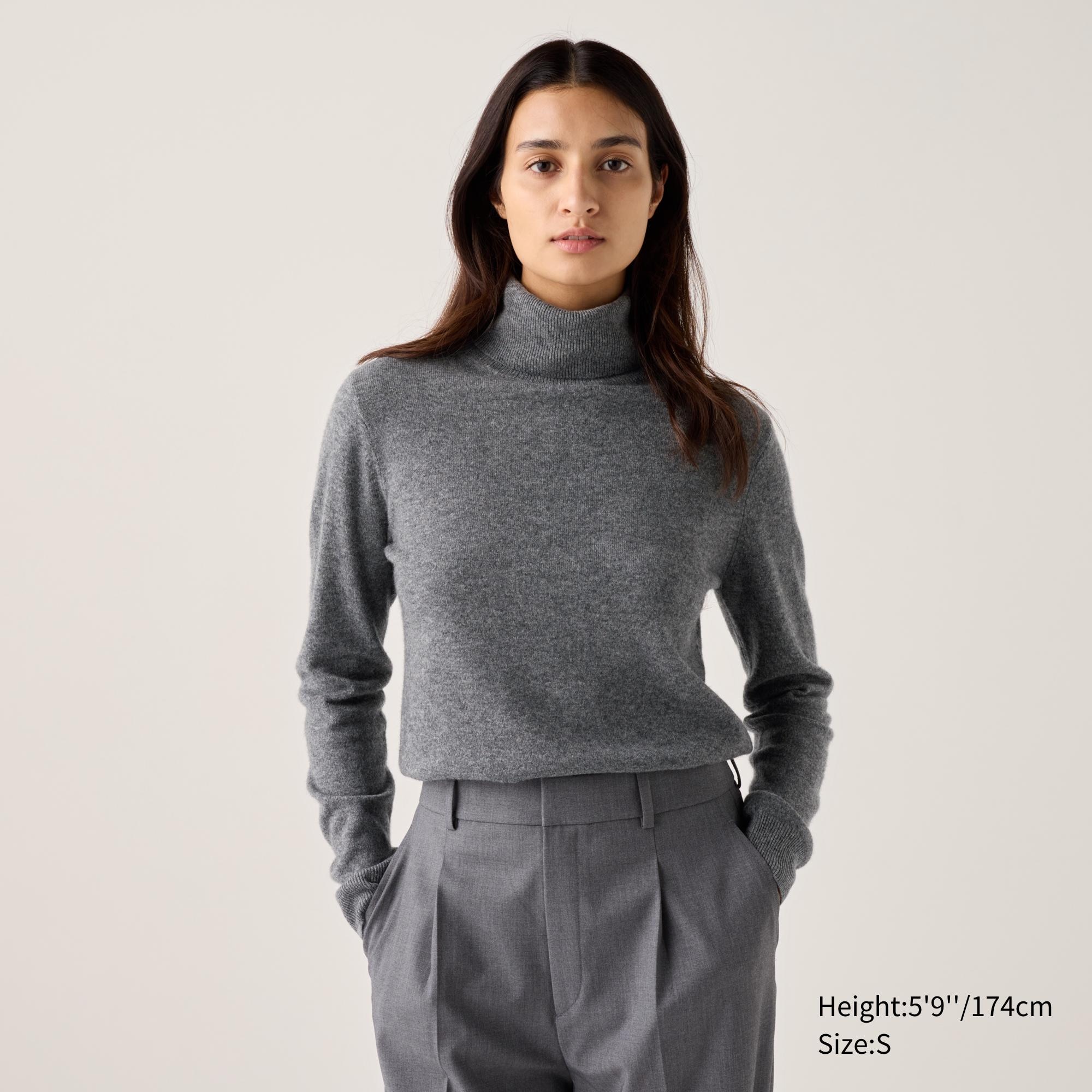 CASHMERE TURTLE NECK SWEATER