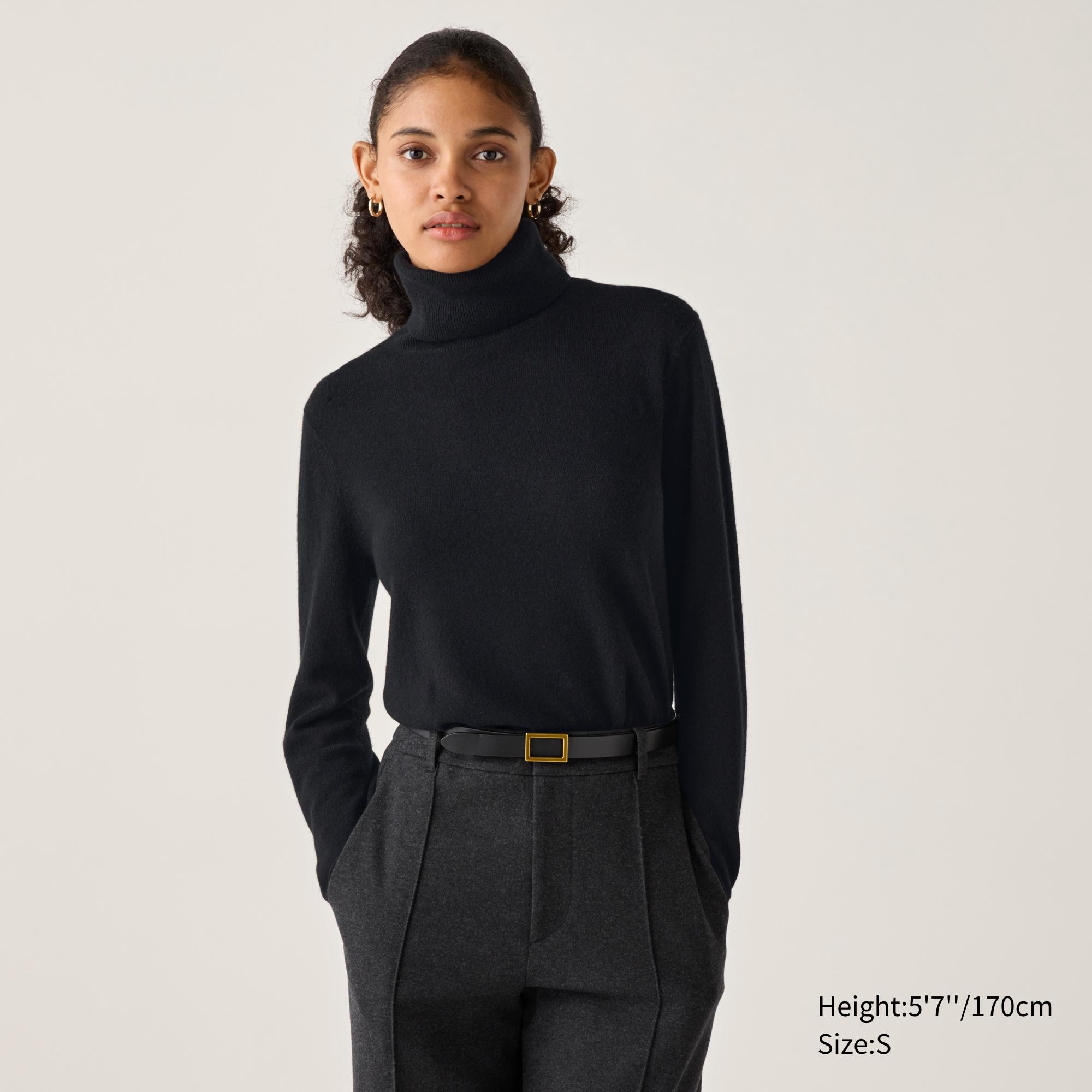 CASHMERE TURTLE NECK SWEATER