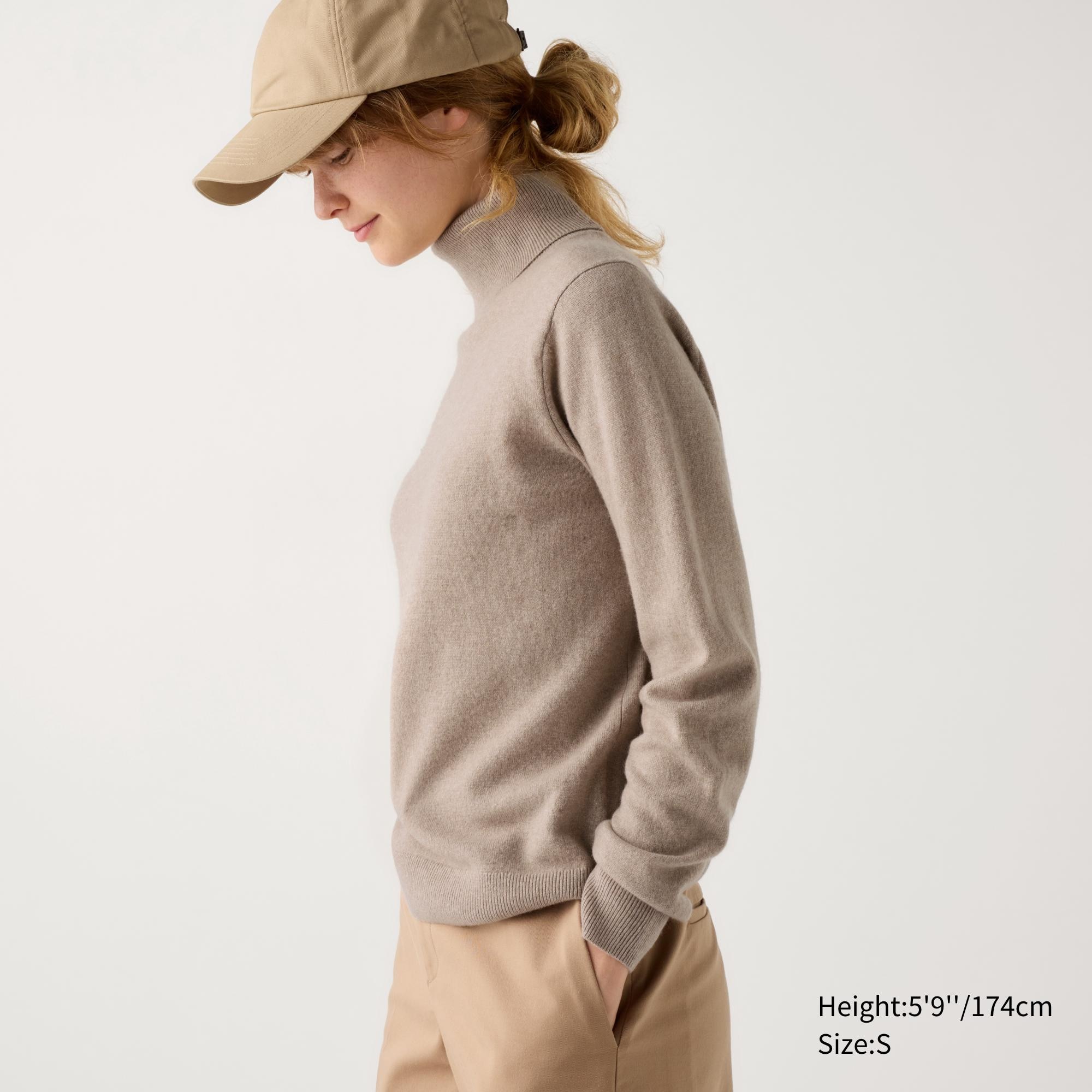 CASHMERE TURTLE NECK SWEATER