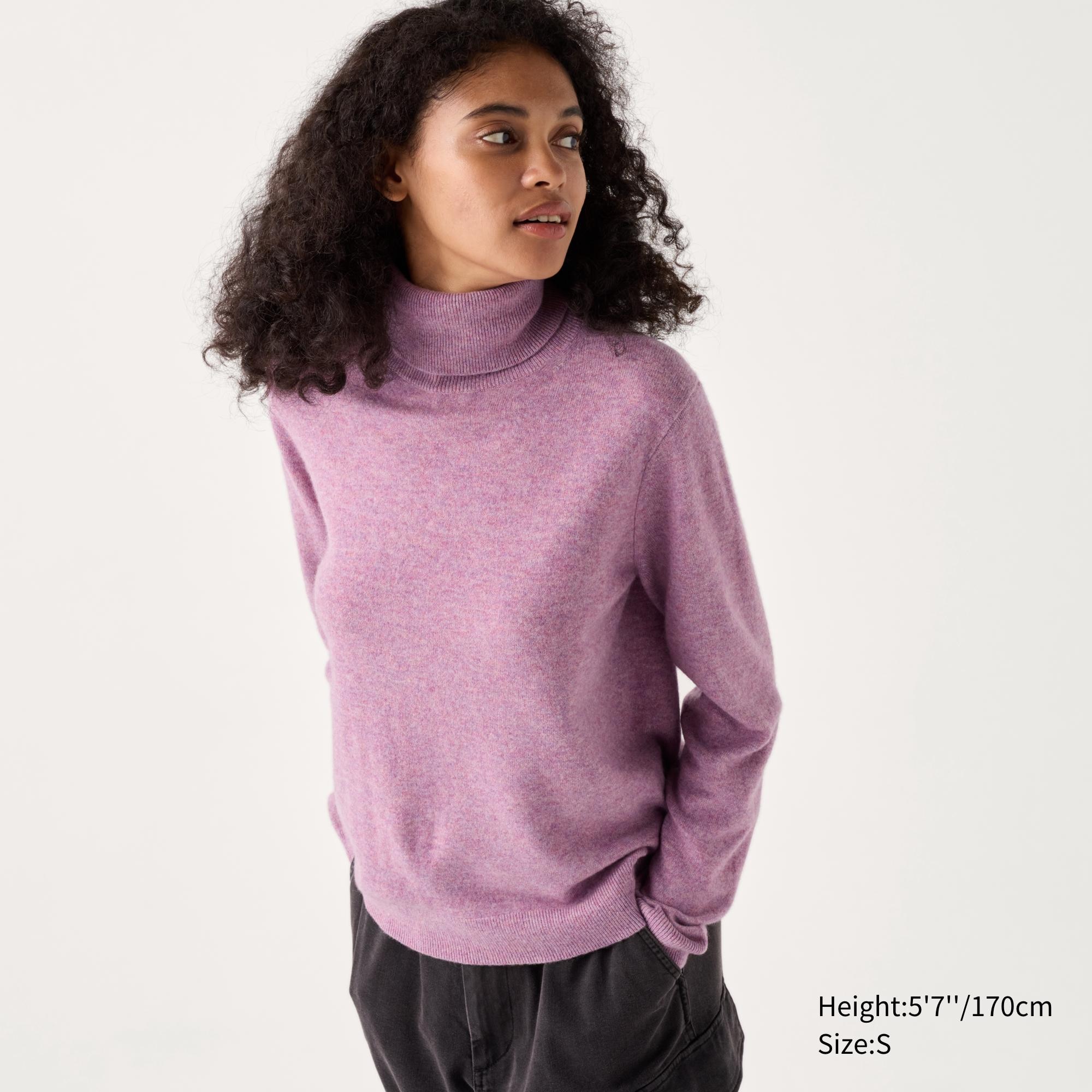 CASHMERE TURTLE NECK SWEATER