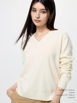 CASHMERE V NECK SWEATER