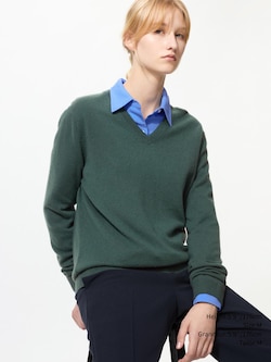 CASHMERE V NECK SWEATER