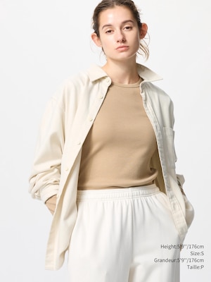 SOFT RIBBED T-SHIRT