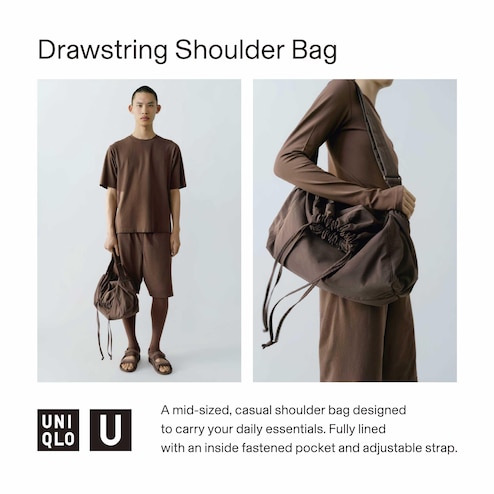 WOMEN'S DRAWSTRING SHOULDER BAG