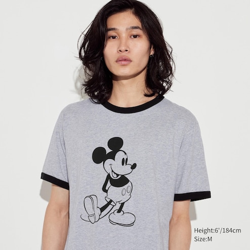 UT Uniqlo Disney Womens Sweatshirt Pullover Size XL Gray Mickey