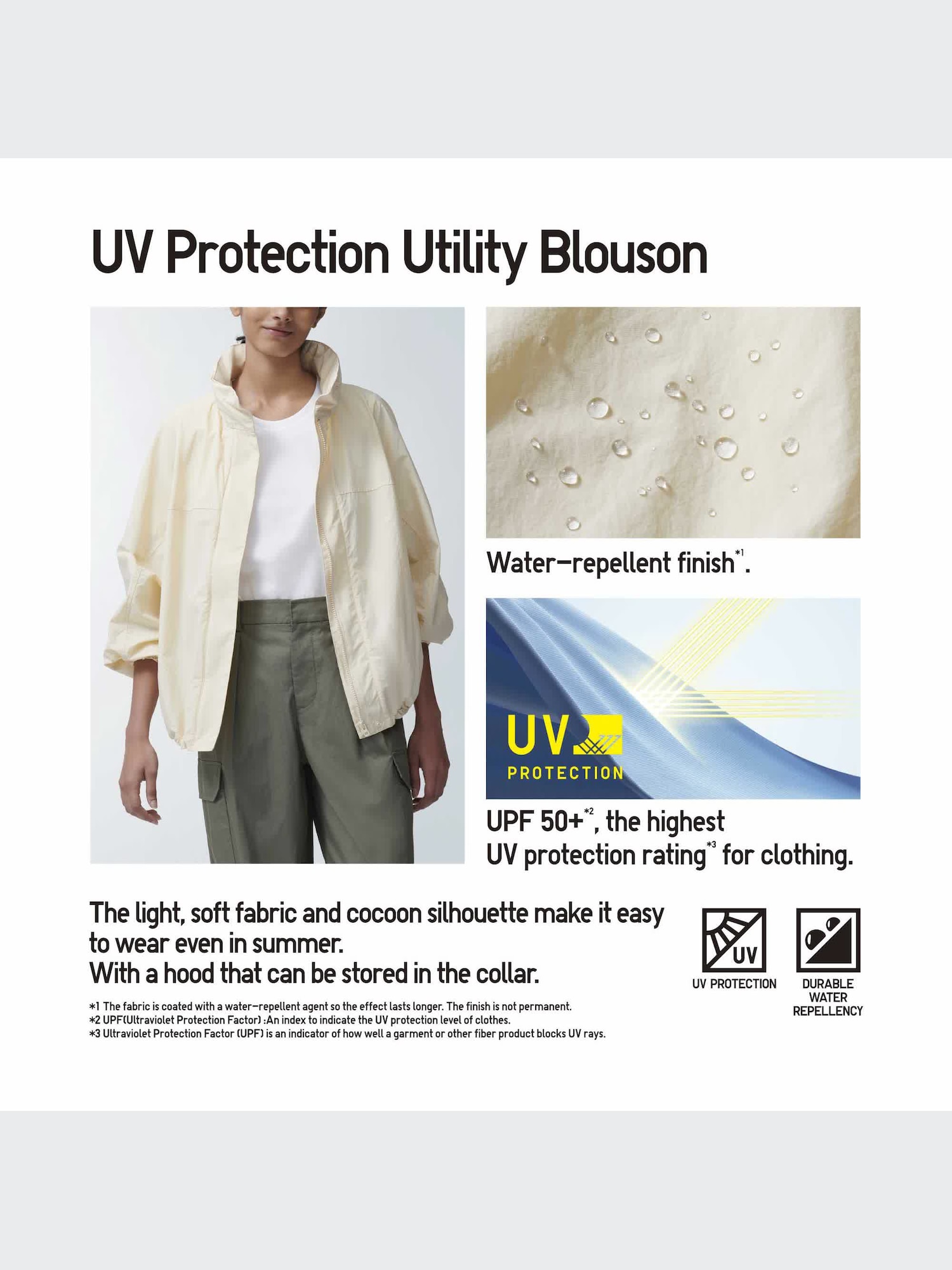 WOMEN'S UV PROTECTION UTILITY BLOUSON | UNIQLO CA
