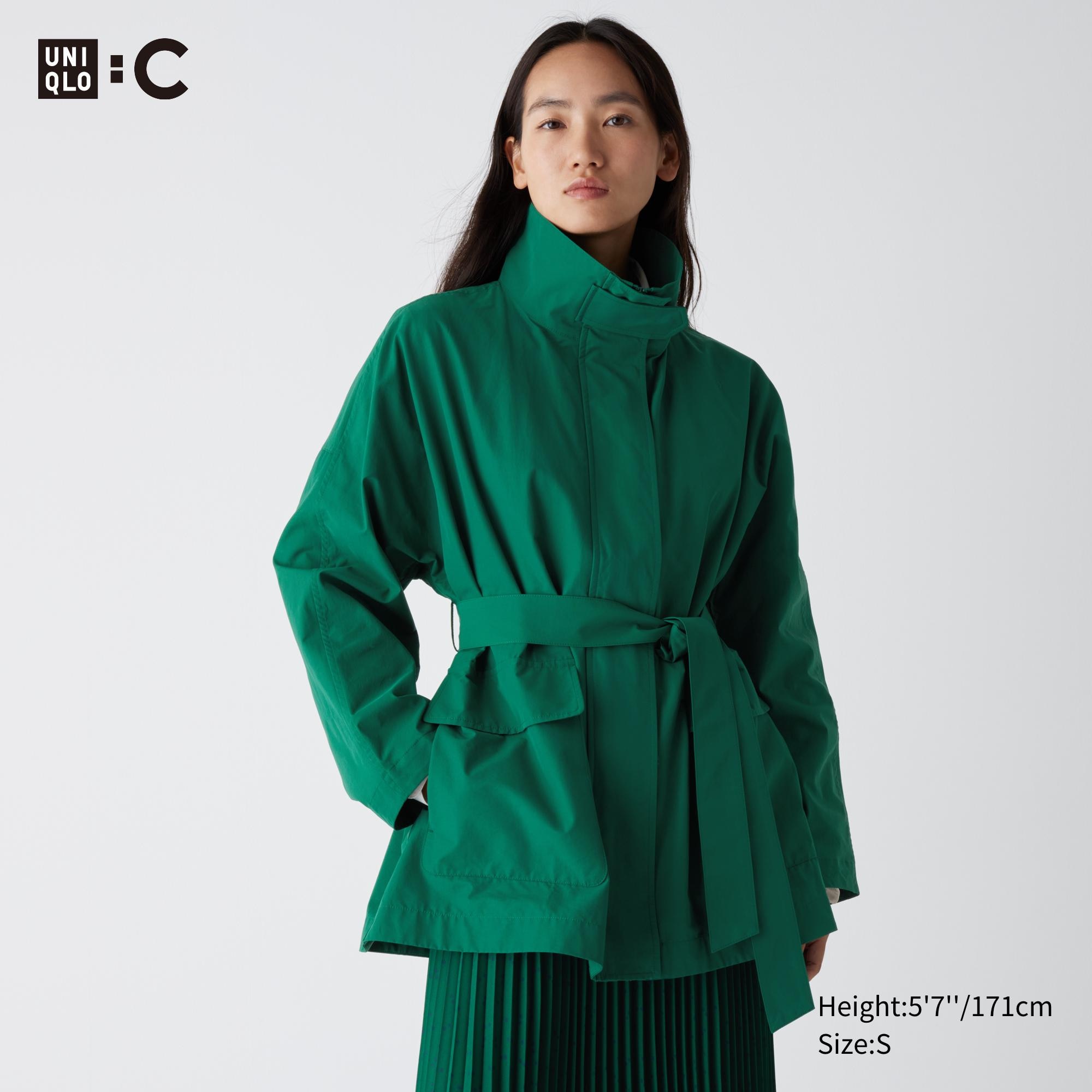 WOMEN S STAND COLLAR OVERSIZED COAT UNIQLO CA