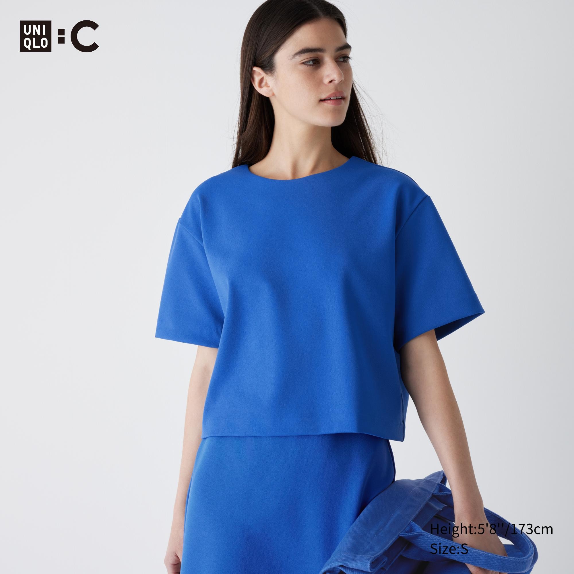 WOMEN'S CREPE JERSEY SHORT SLEEVE T-SHIRT | UNIQLO CA