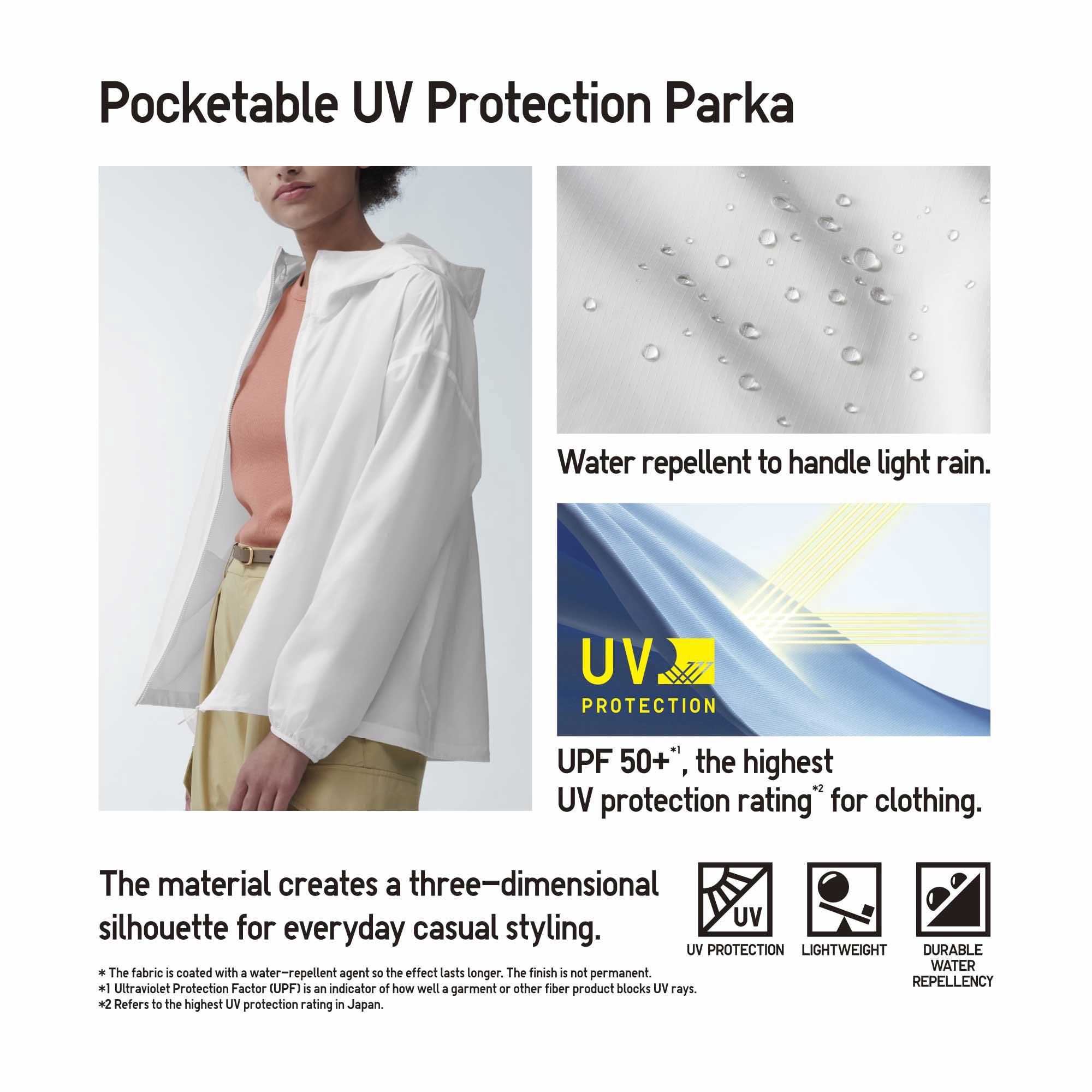 POCKETABLE UV PROTECTION PARKA