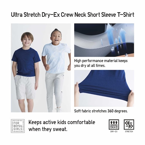 Uniqlo Dry Ex Crew Neck T Shirt, $14, Uniqlo