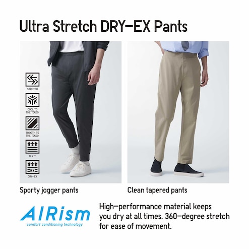 MEN'S EXTRA STRETCH DRY-EX TAPERED PANTS