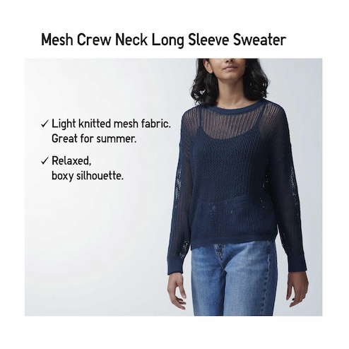 UNIQLO Ladies XXL NWT Sweatshirt Crewneck Wide Long Sleeves