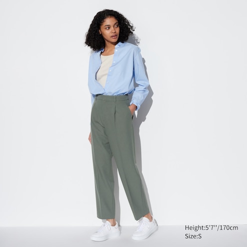 Womens 2 Pieces Pleated Loose Button Down Shirt Top and Wide Leg Leisure  Trousers Ladies Two Pieces Outfits Loungewear Tracksuit with Pockets Button