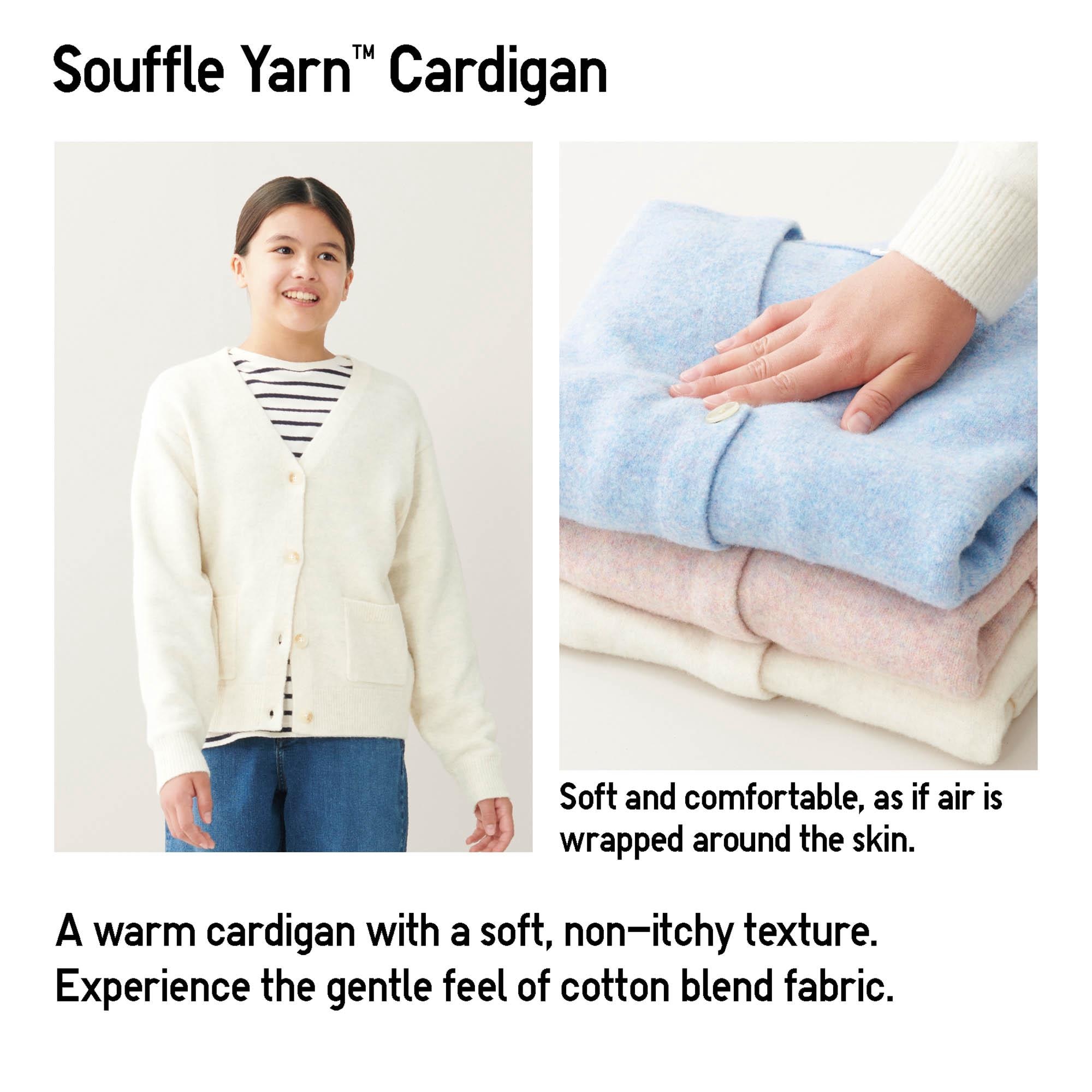 SOUFFLE YARN CARDIGAN