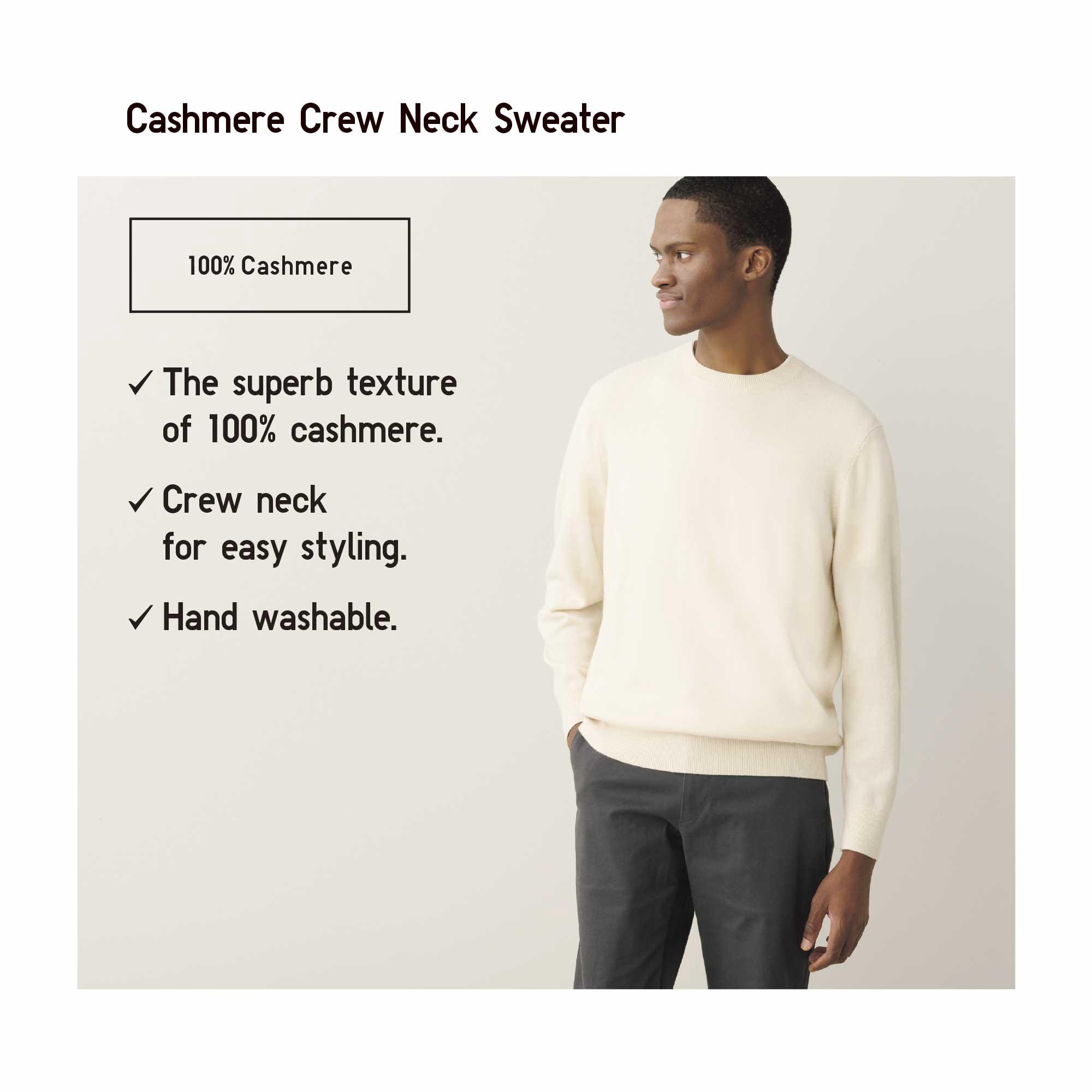 CASHMERE CREW NECK SWEATER