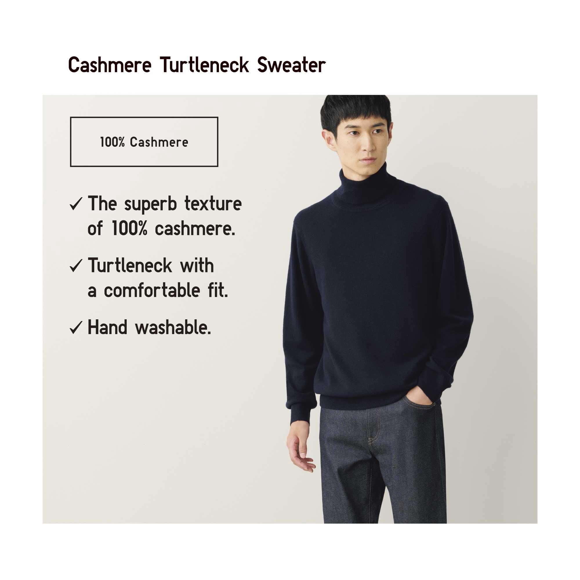 CASHMERE TURTLENECK SWEATER