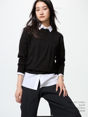 MERINO CREW NECK SWEATER