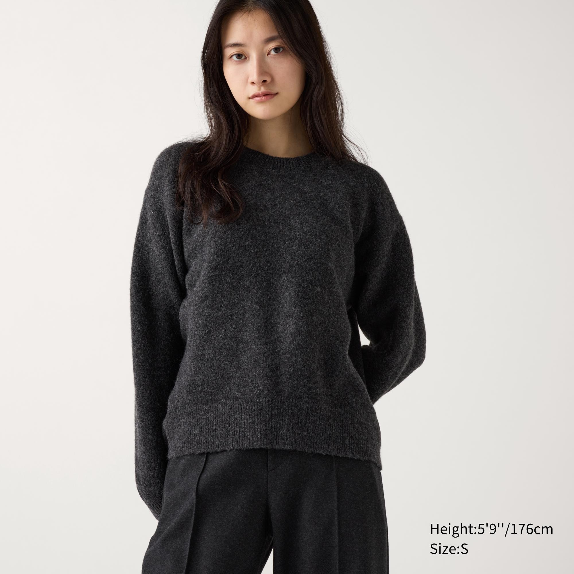 SOUFFLE YARN CREW NECK SWEATER