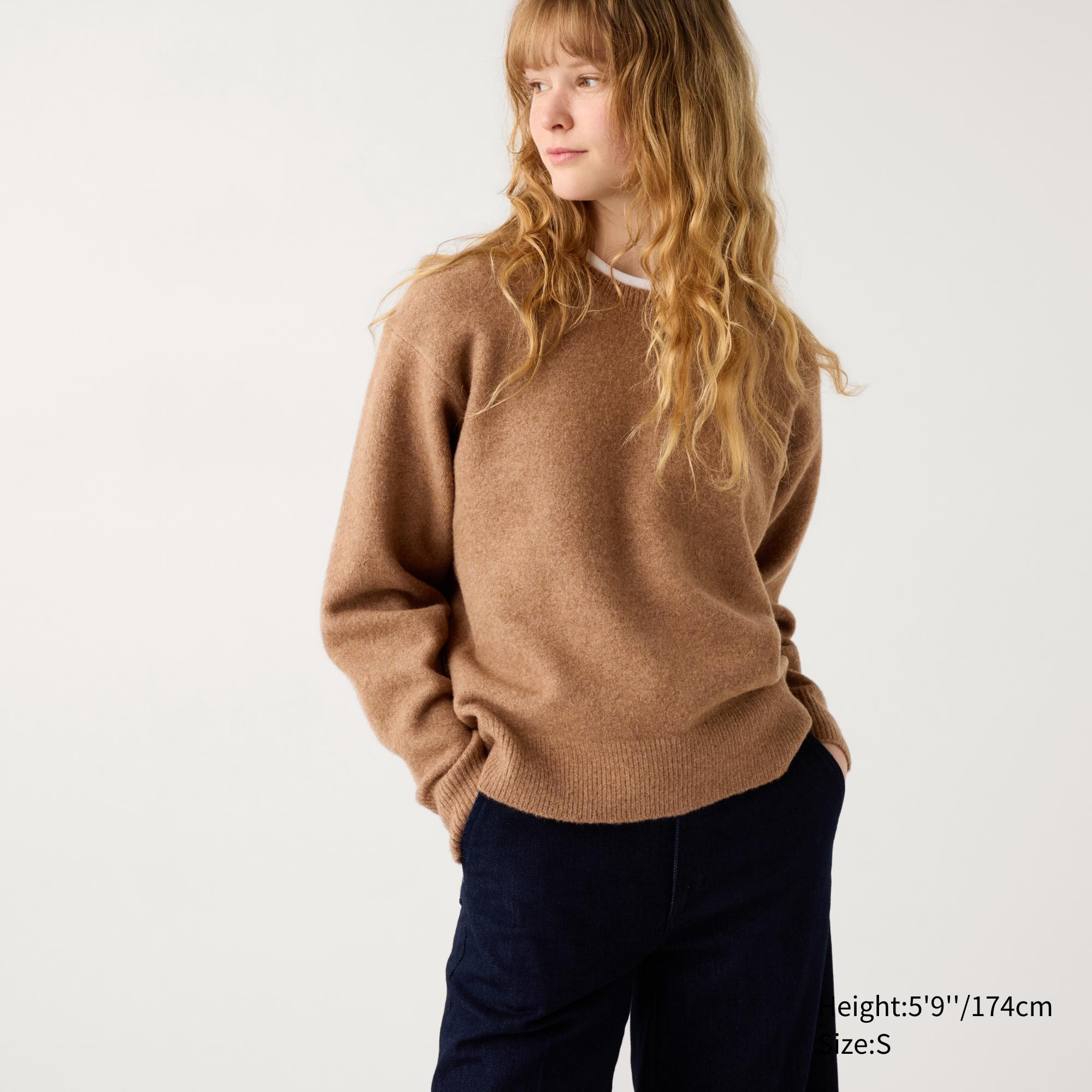 SOUFFLE YARN CREW NECK SWEATER