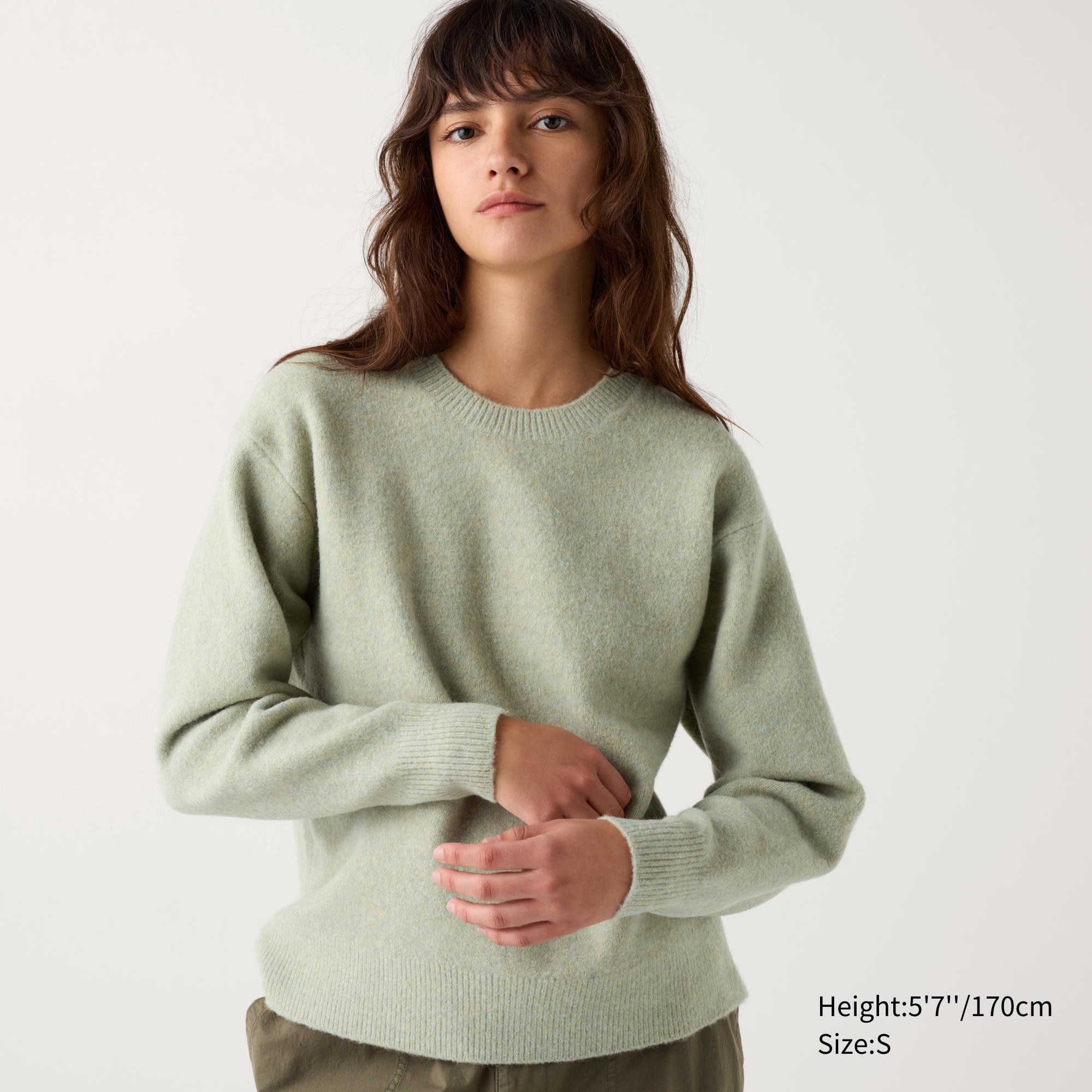 SOUFFLE YARN CREW NECK SWEATER