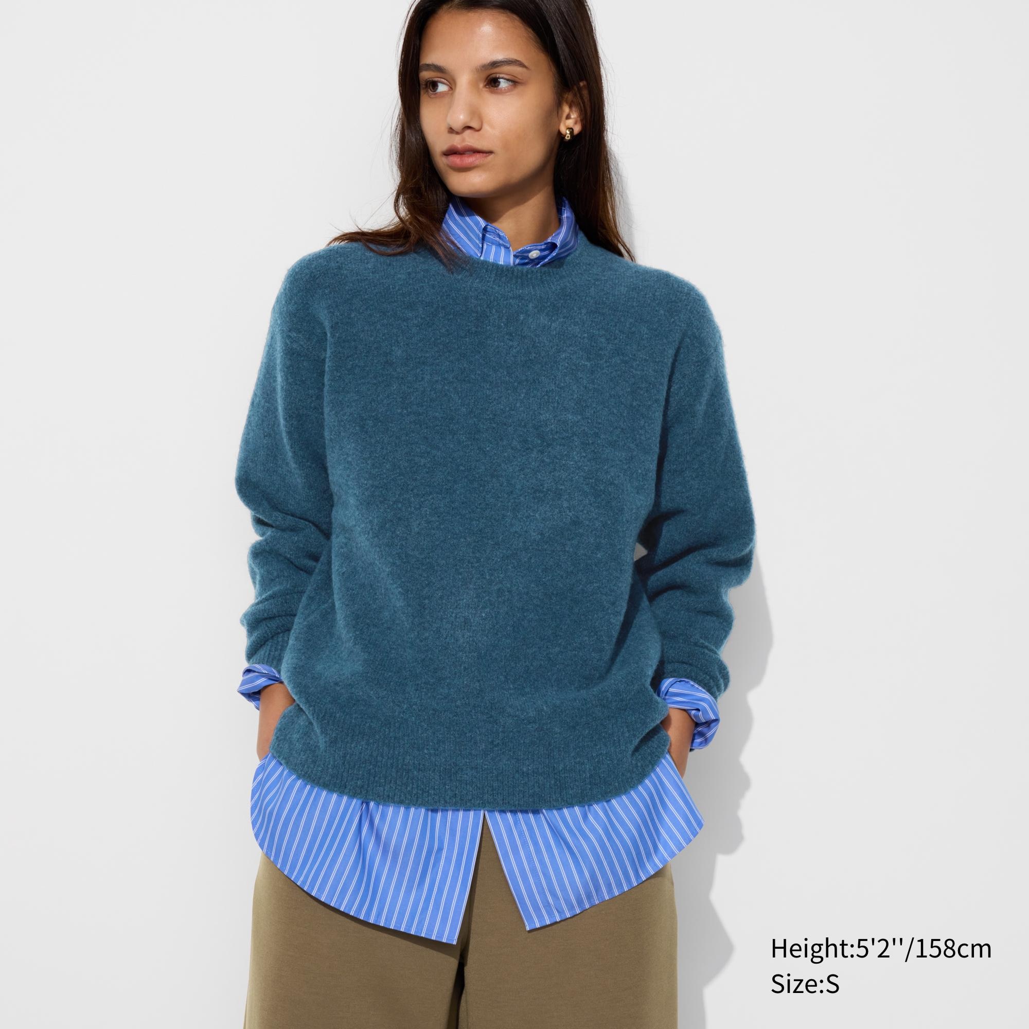 SOUFFLE YARN CREW NECK SWEATER