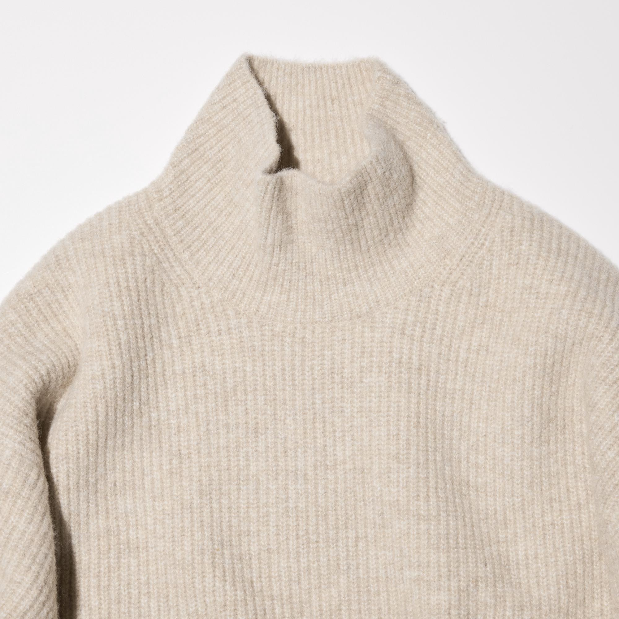 SOUFFLE YARN HIGH NECK SWEATER