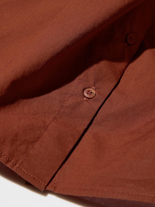 COTTON SQUARE NECK BLOUSE
