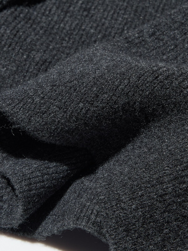 SOUFFLÉ YARN HALF-ZIP SWEATER
