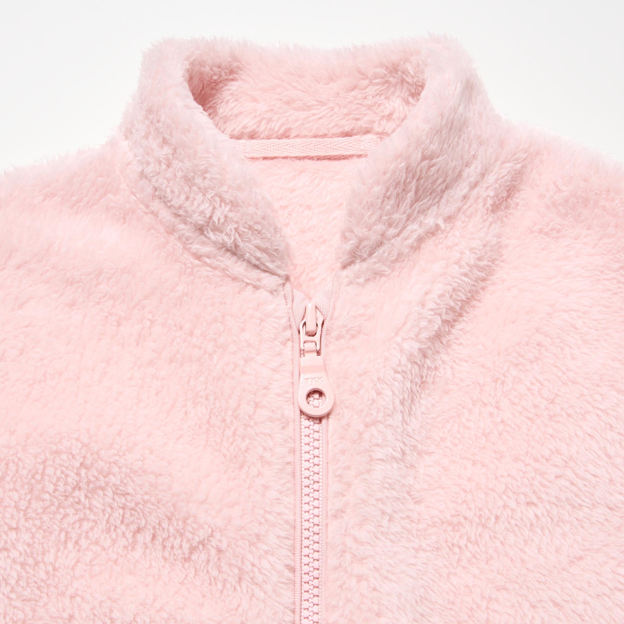 FLUFFY YARN FLEECE FULL-ZIP JACKET