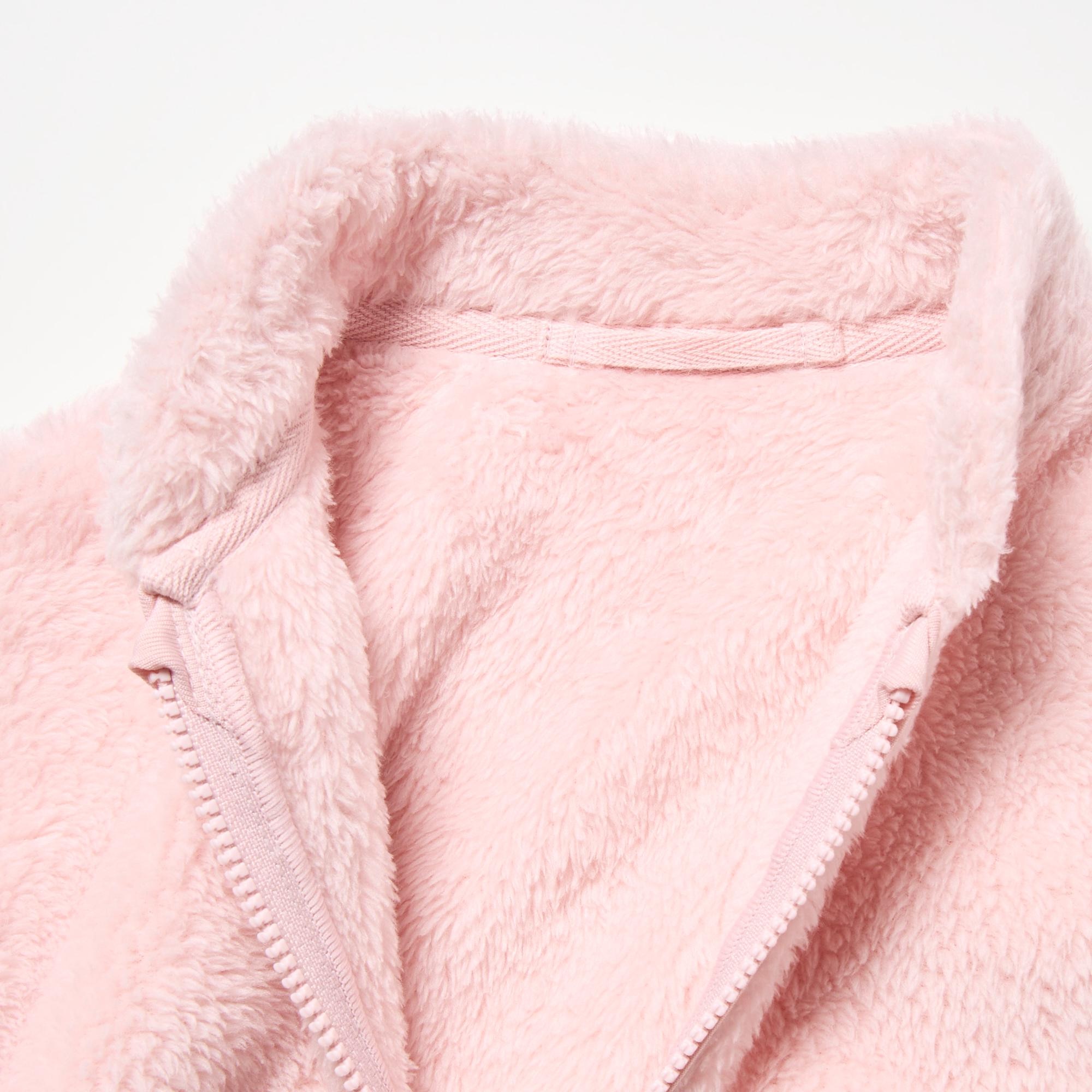 FLUFFY YARN FLEECE FULL-ZIP JACKET