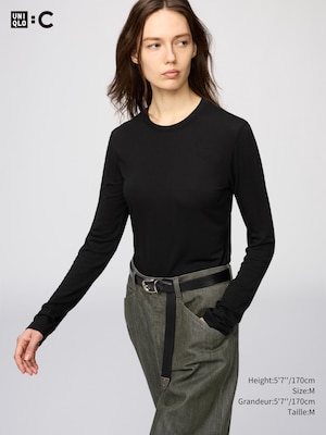 HEATTECH Cashmere Blend T-Shirt | Extra Warm