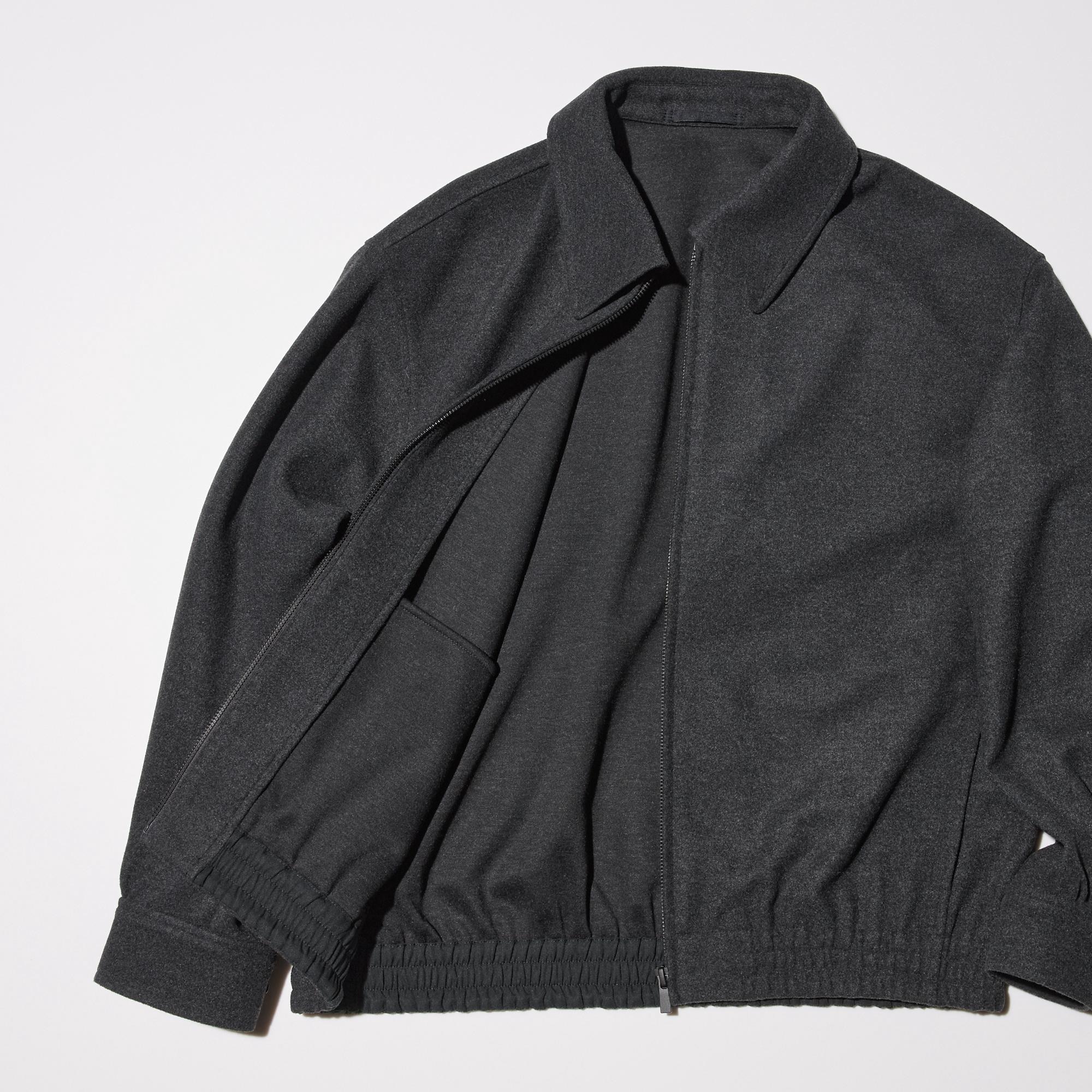 Women's BRUSHED JERSEY OVERSIZED BLOUSON | UNIQLO CA