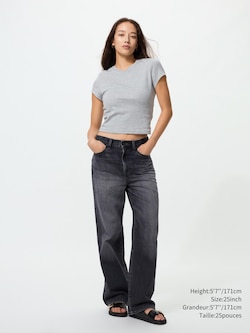 WIDE STRAIGHT JEANS