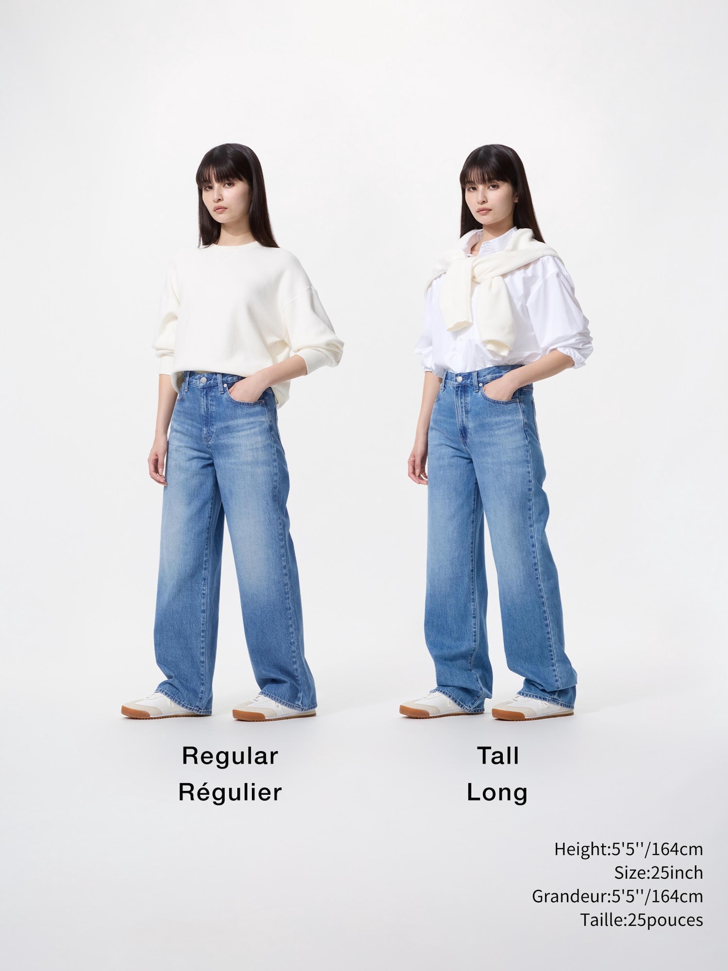 Women's Wide Straight Jeans | UNIQLO CA